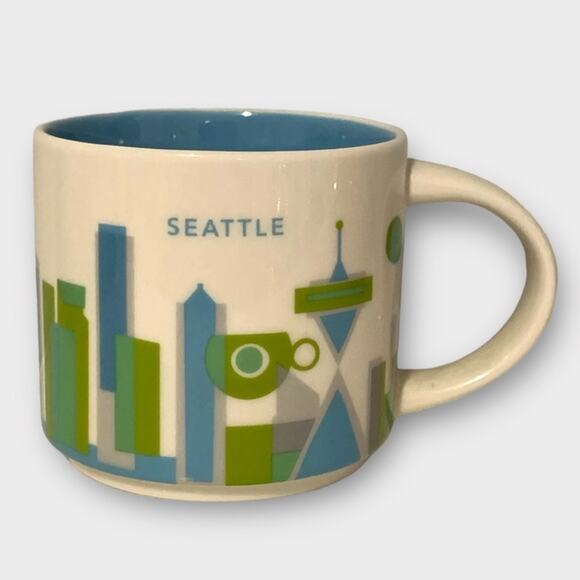 STARBUCKS 2015 Seattle, Washington You Are Here Collection 14 oz. Coffee Mug - Picture 1 of 6